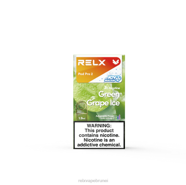 RELX pod pro 2 - 3 pod anggur hijau XT8H118 - Relx Flavour