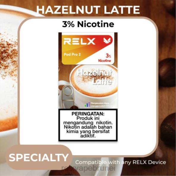 RELX pod pro 2 - 3 pod kopi latte hazelnut XT8H119 - Relx Pods Sale