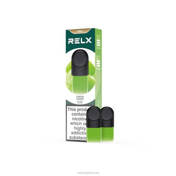 RELX pod pro - 2 pod anggur hijau XT8H1 - Relx Brunei