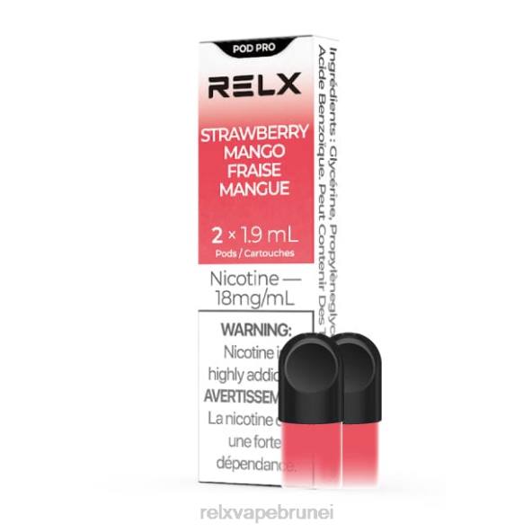 RELX pod pro - 2 pod mangga strawberi XT8H3 - Relx Vape Brunei