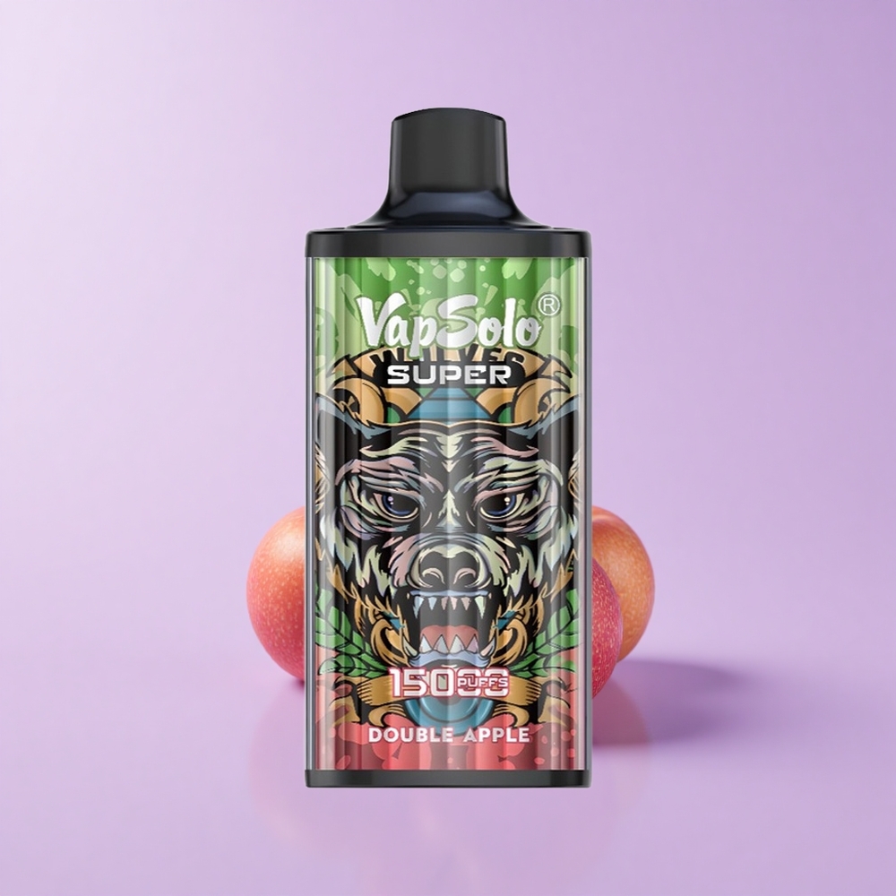 Vapsolo Super 15000 Puff Vape Sekali Pakai Epal Dua 40ml 850mAh Type-C