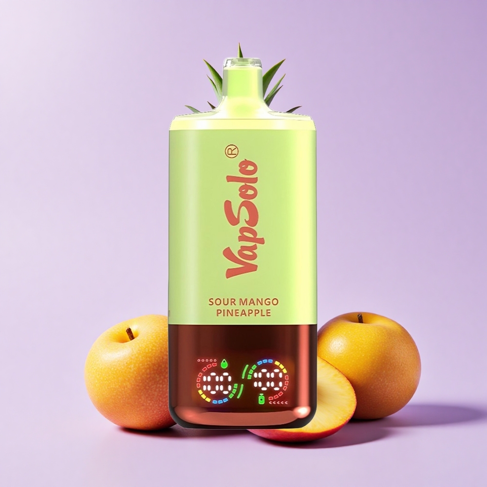 Vapsolo Triple 30000 Puff Vape Sekali Pakai Mangga Masam Nenas