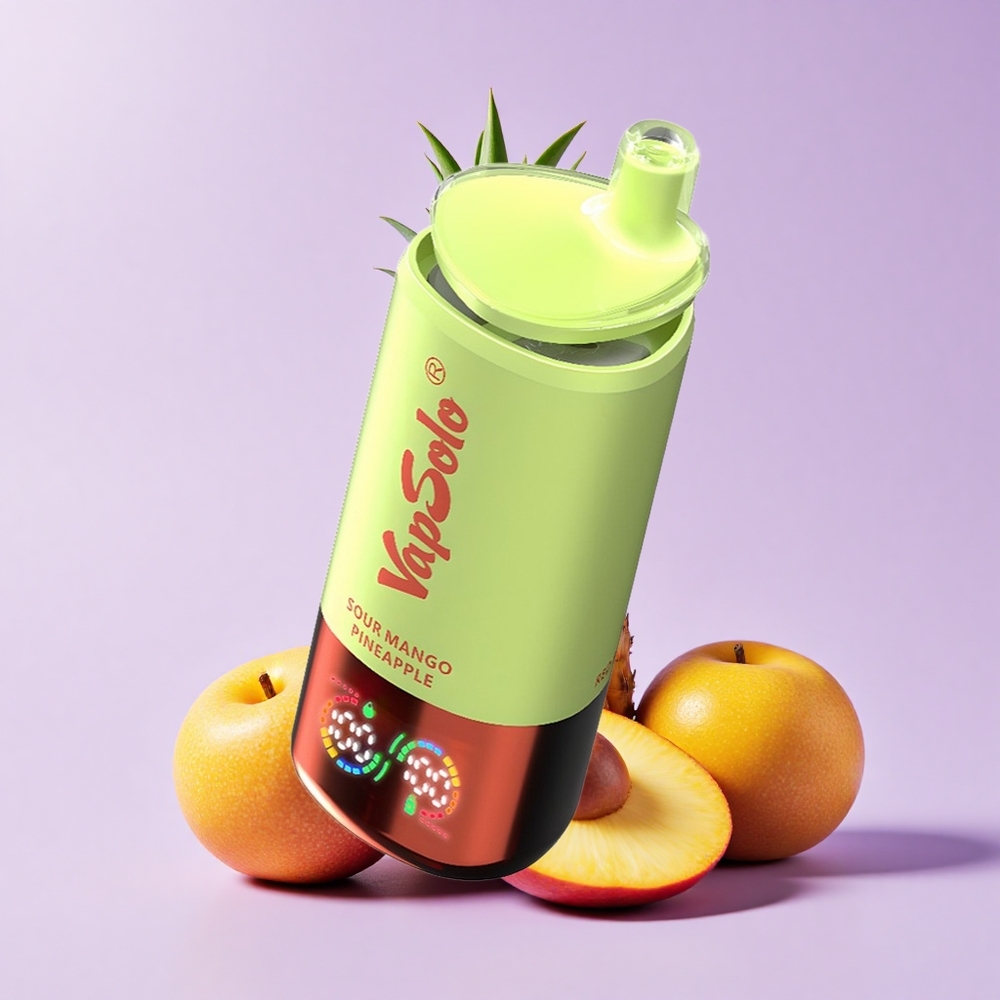 Vapsolo Triple 30000 Puff Vape Sekali Pakai Mangga Masam Nenas