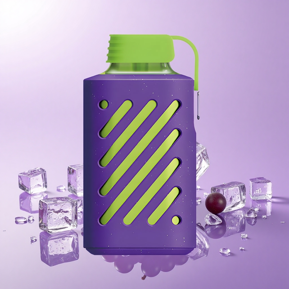 VOZOL GEAR 10000 Ais Anggur 10000 Sedutan 500mAh 20ml Kapasiti Cecair VAMT Mesh Coil