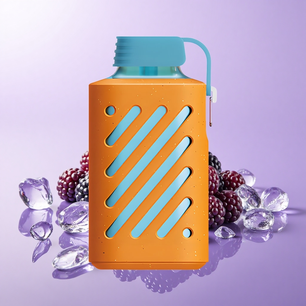 VOZOL GEAR 10000 Ais Blackberry 10000 Tarikan 20ml Kapasiti Cecair 50mg/ml Nikotin