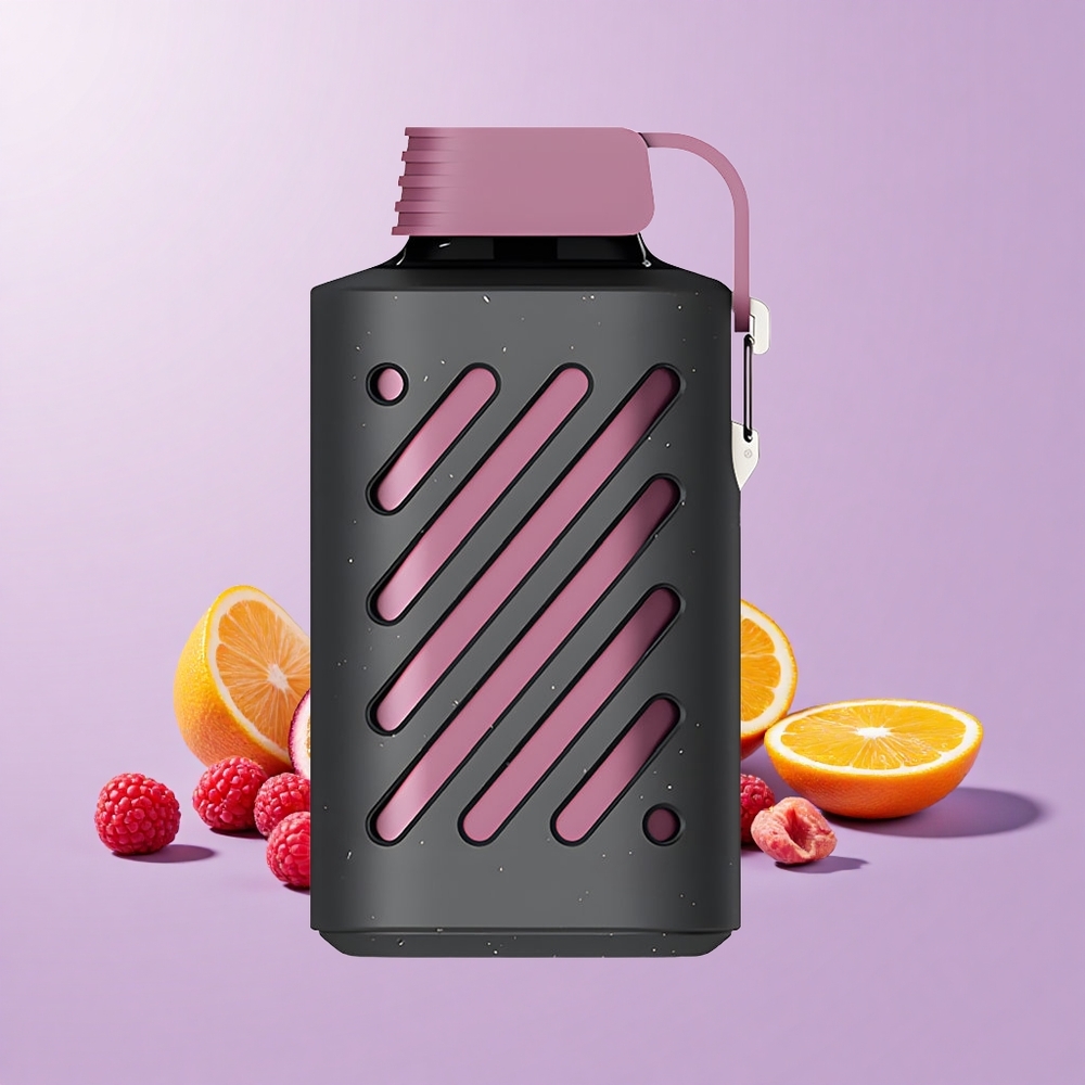 VOZOL GEAR 10000 Vape Boleh Pakai Markisa Raspberry Limau 10000 Hisapan 20ml E-Cecair 50mg/ml Nikotin