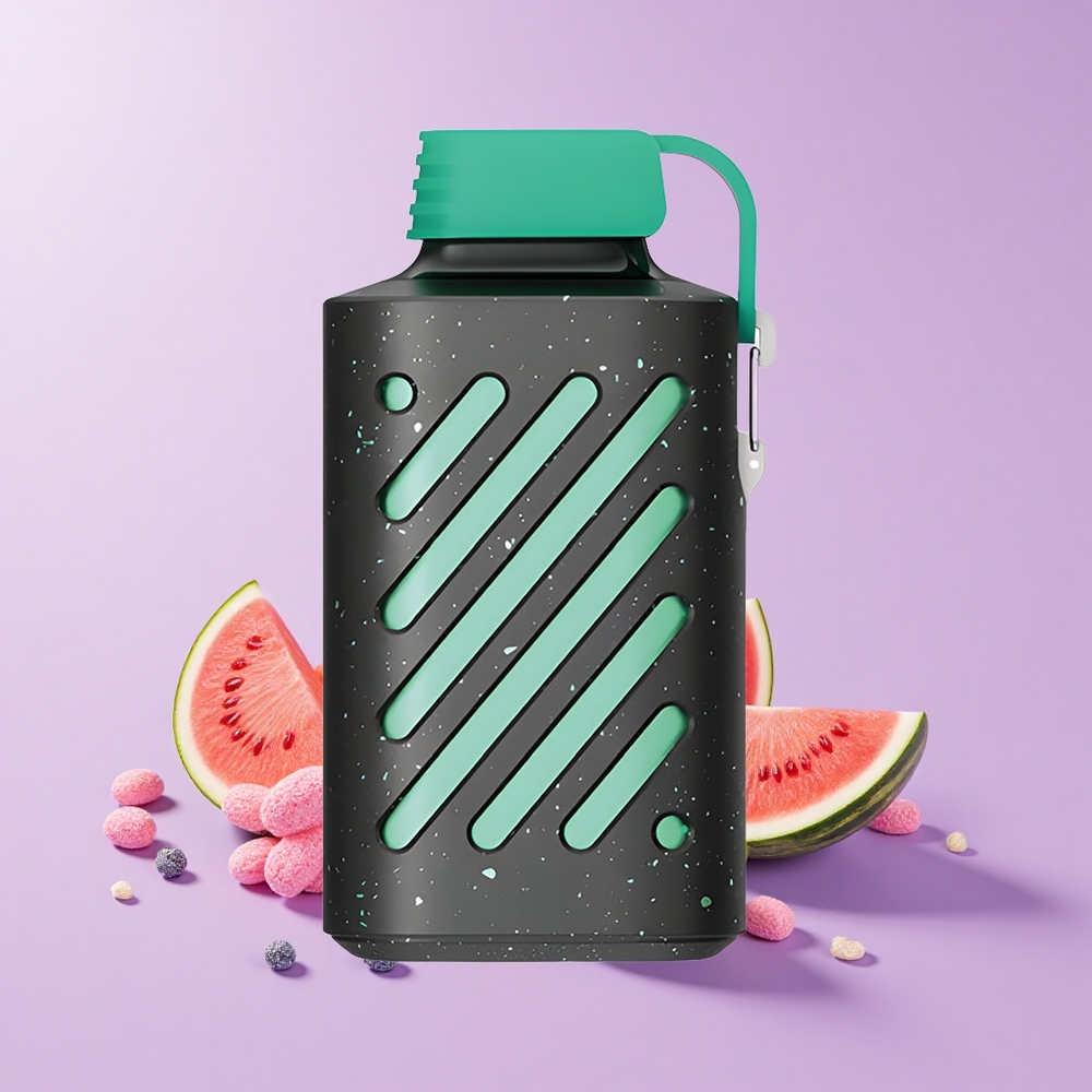 VOZOL GEAR 10000 Vape Pakai Buang Kapasiti 20 ml Tembikai Gula-gula Getah