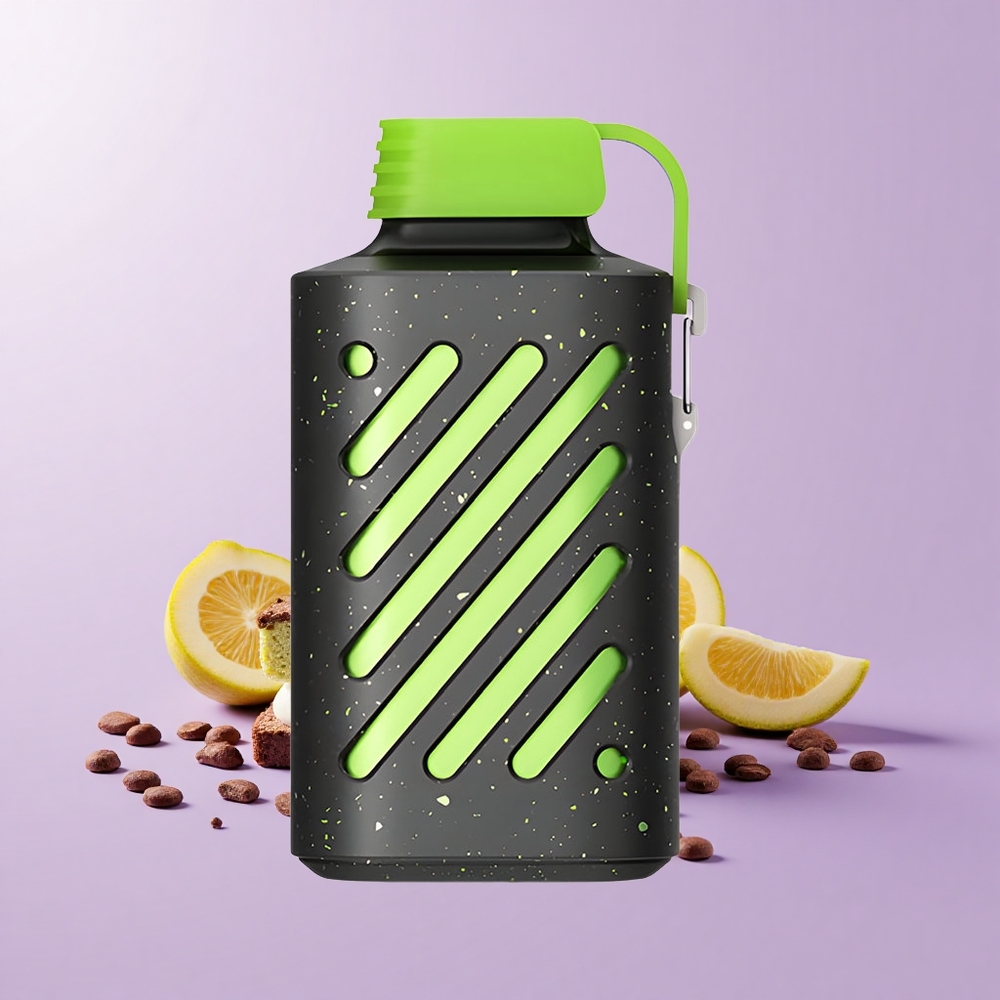 VOZOL GEAR 10000 Vape Pakai Buang Krim Matcha Coklat 20ml Kapasiti Cecair 500mAh