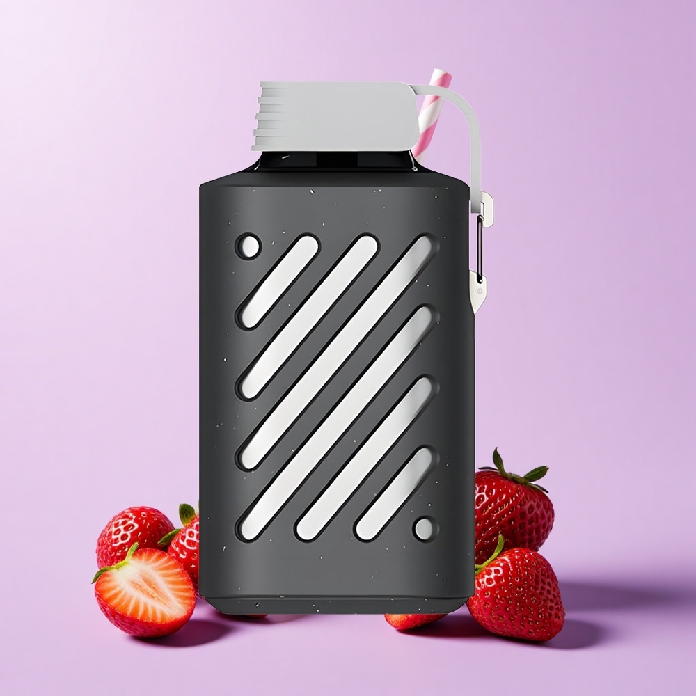 VOZOL GEAR 10000 Vape Pakai Buang Smoothie Strawberry 10000 Puff 20ml Kapasiti Cecair 500mAh Kuasa Bateri