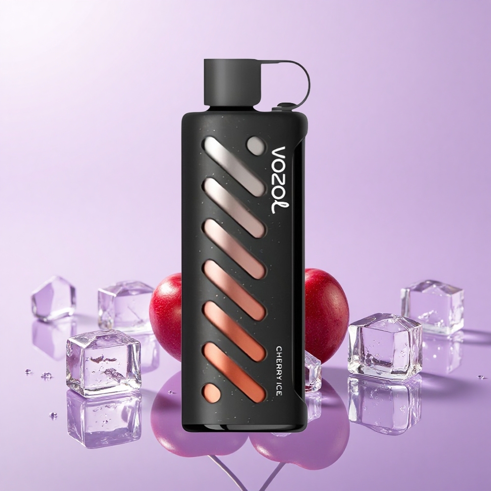 VOZOL Gear Shisha 25000 Hisap Ais Ceri 30 Rasa Sedap S.i.L.C Tech Dwi Mesh 1000mAh 5mg/ml