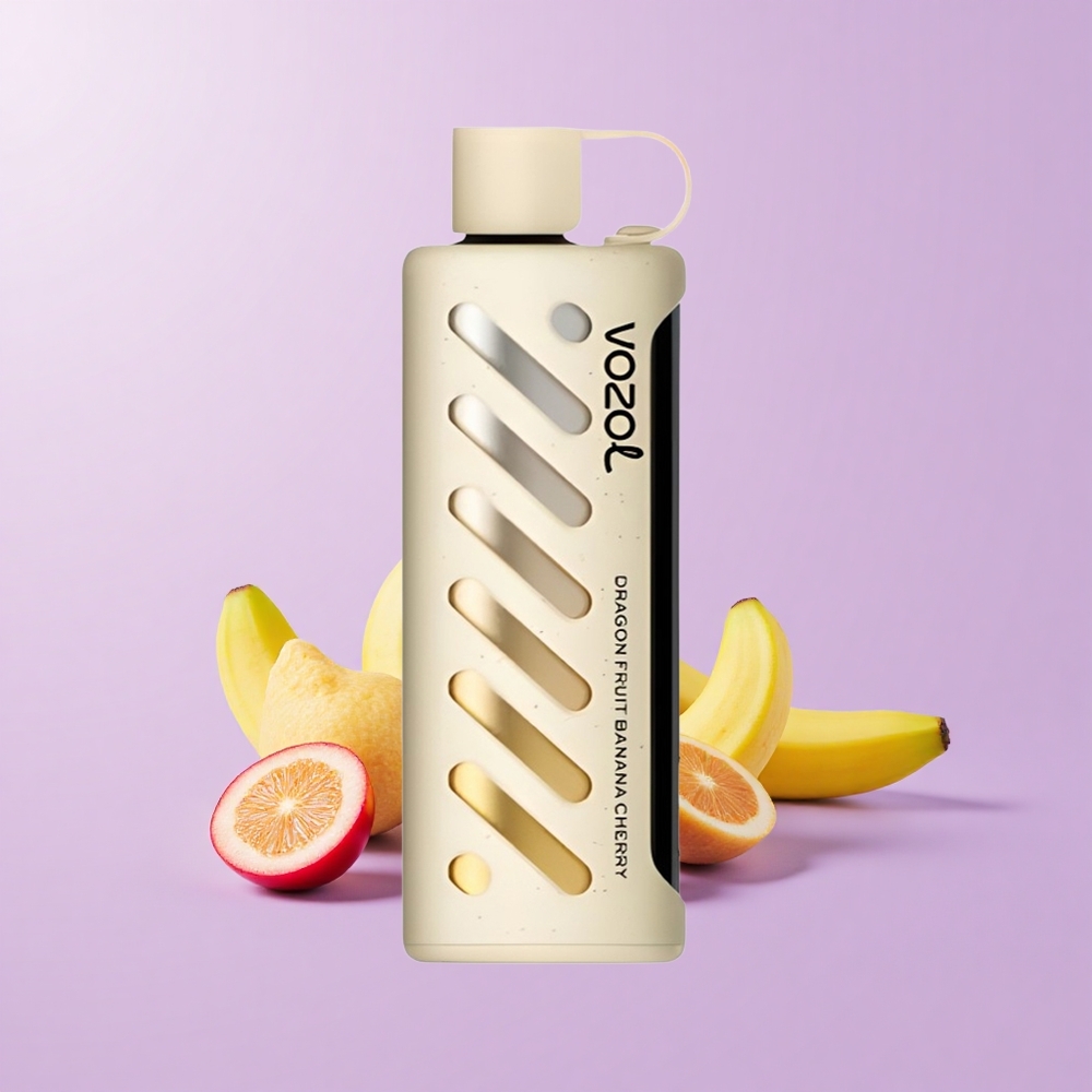 VOZOL Gear Shisha 25000 Puff Naga Buah Pisang Ceri 30 Rasa Dual Mesh 1000mAh 5mg/ml