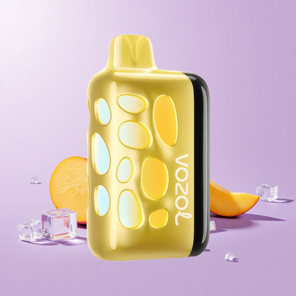 VOZOL RAVE 40000 Vape Sekali Pakai Mangga Ais 270 Darjah Reka Bentuk Bersinar Mod Parti Selari Rentak 20/50mg/ml Nikotin 1000mAh