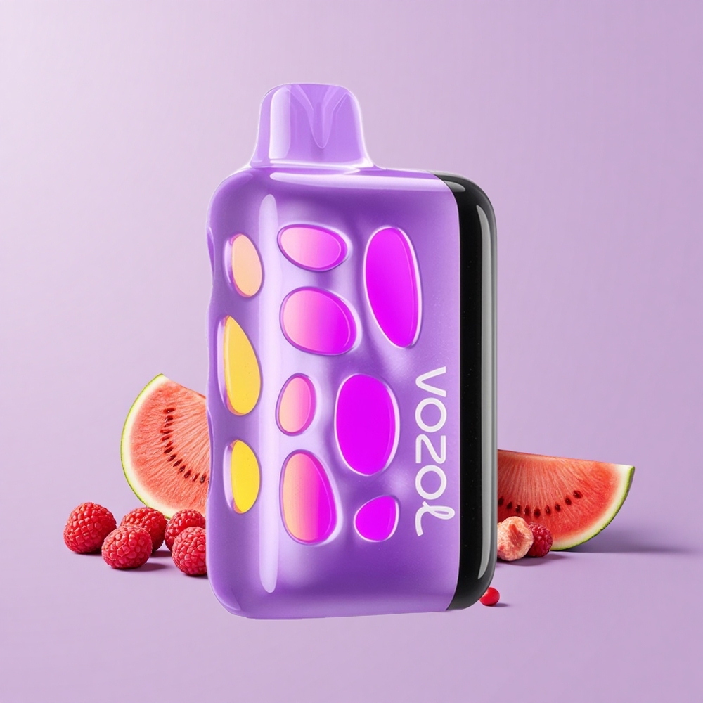 VOZOL RAVE 40000 Vape Sekali Pakai Tembikai Razz Rancher 20/50mg/ml Nikotin 1000mAh Kapasiti Bateri