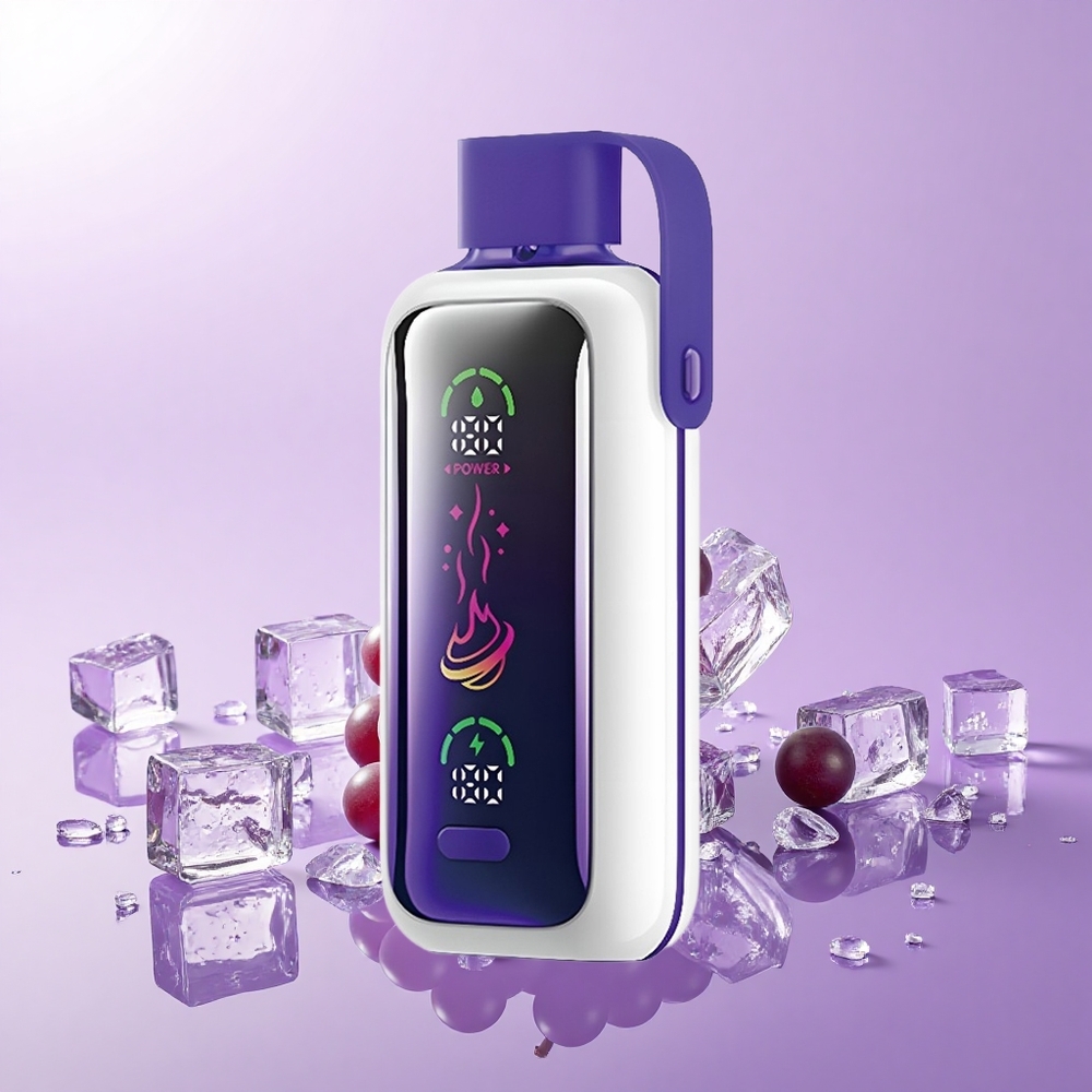 VOZOL Star 20000 Puff E-Sejat Tanpa Nikotin 0mg/ml/20mg/ml/50mg/ml Skrin HD 2.2" Mod Dual Mesh Ais Anggur