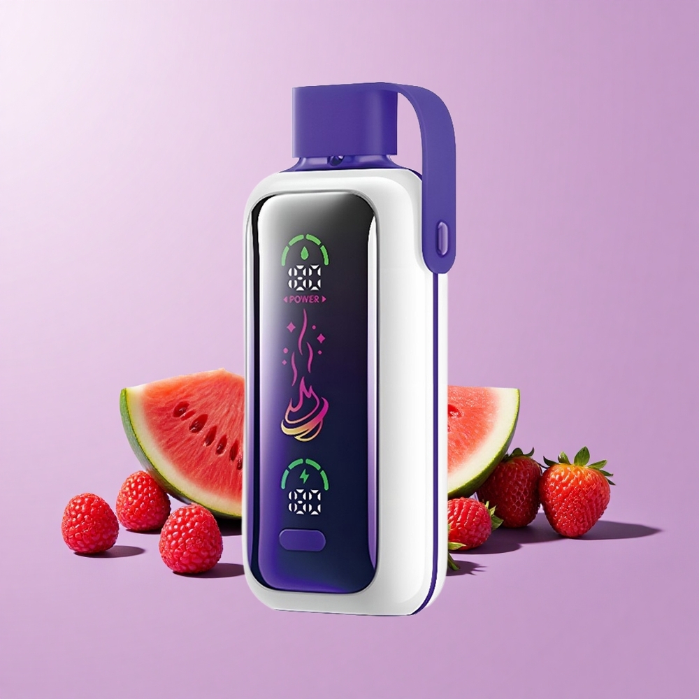 VOZOL Star 20000 Puff Peranti Vape Sekali Guna Raspberry Tembikai 650mAh 20mg/ml Dual Mesh 2.2" HD Skrin Cermin