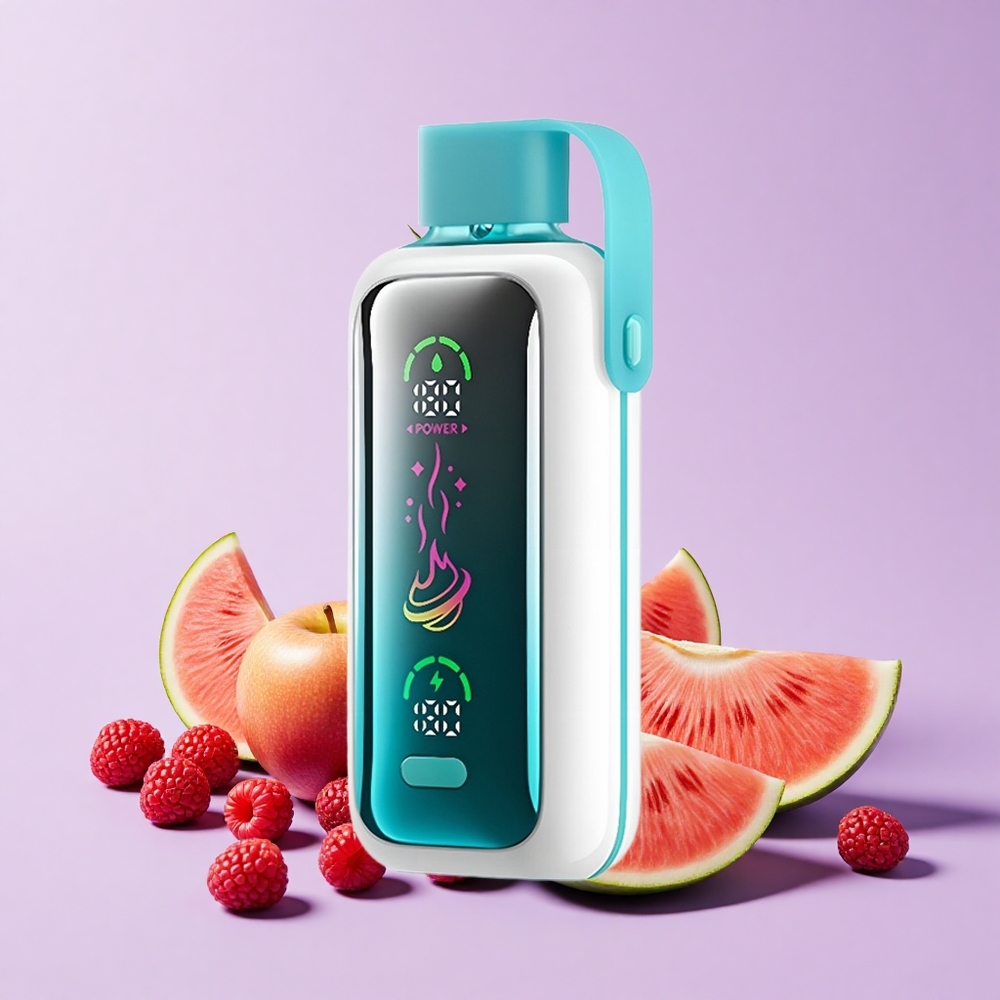 VOZOL Star 20000 Puffs Vape Boleh Pakai Rasberi Epal Tembikai Nanas Skrin HD 2.2" Dua Mesh Bateri 650mAh Nikotin 0mg/ml,20mg/ml,50mg/ml
