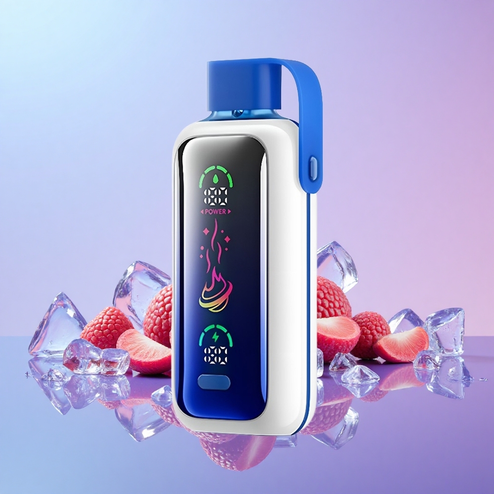 VOZOL Star 20000 Sedutan Rasa Blue Razz Ais Skrin HD 2.2" Dua Mod Mesh Bateri 650mAh Nikotin 0mg/ml/20mg/ml/50mg/ml