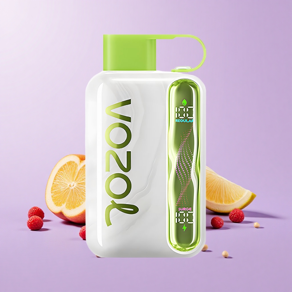 VOZOL STAR 40000 Hisap Vape Buah Epal Masam Ais Kapasiti Bateri 1000mAh Tahap Nikotin 20/50mg/ml Port Pengecasan Type-C