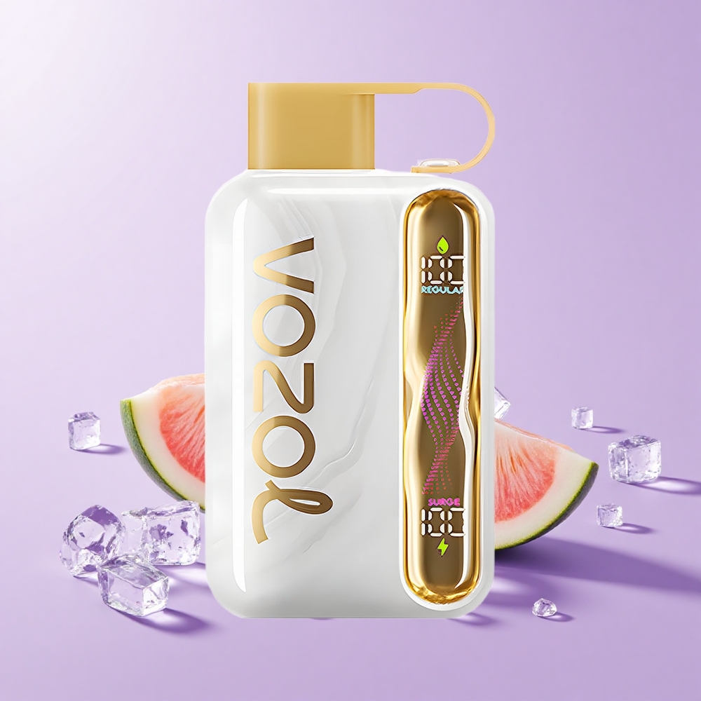 VOZOL STAR 40000 Hisap Vape Buah Melon Ais Kapasiti Bateri 1000mAh Tahap Nikotin 20/50mg/ml Port Pengecasan Type-C