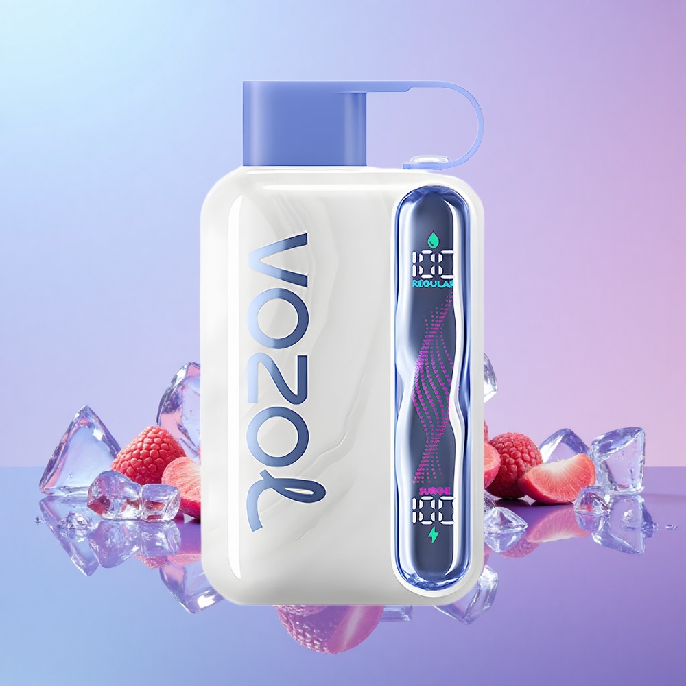 VOZOL STAR 40000 Hisap Vape Buang Blue Razz Ais Kapasiti Bateri 1000mAh Tahap Nikotin 20/50mg/ml Port Pengecasan Type-C