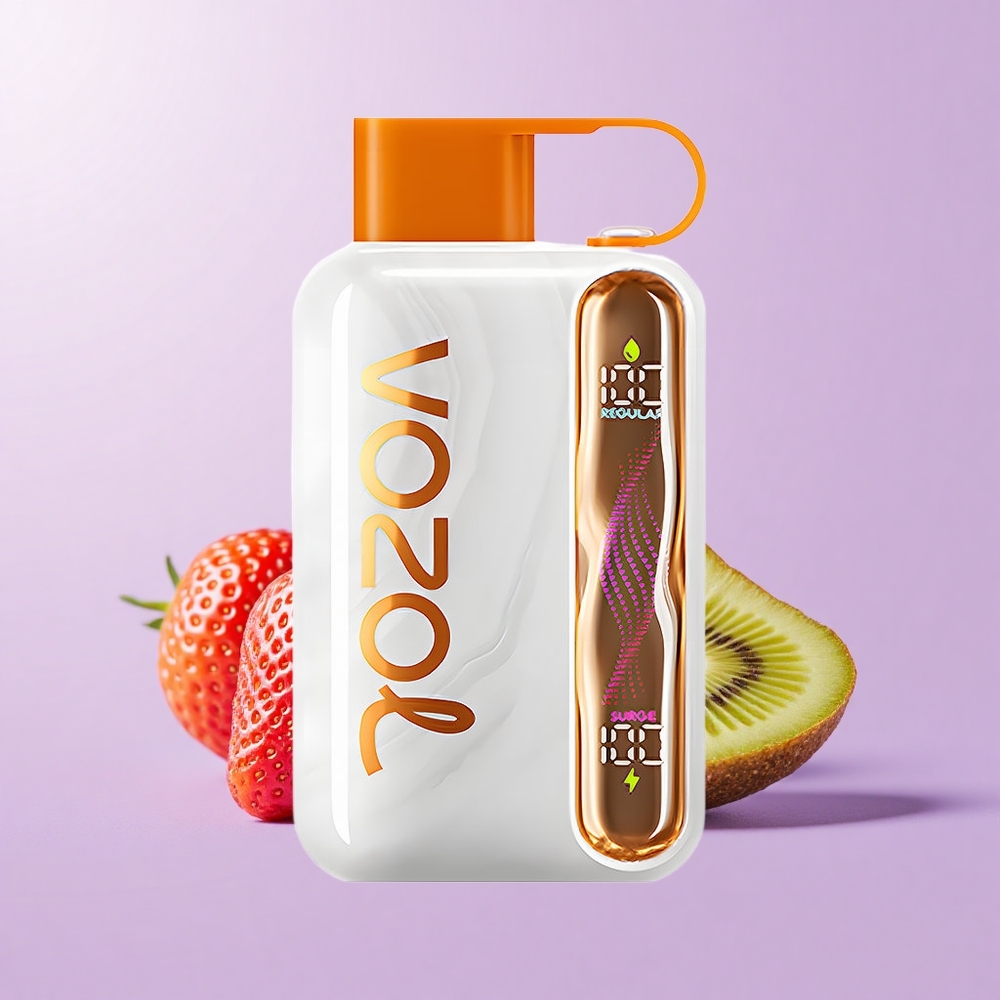 VOZOL STAR 40000 Puff Vape Pakai Buang Strawberry Kiwi Kapasiti Bateri 1000mAh Tahap Nikotin 20/50mg/ml Port Pengecasan Type-C