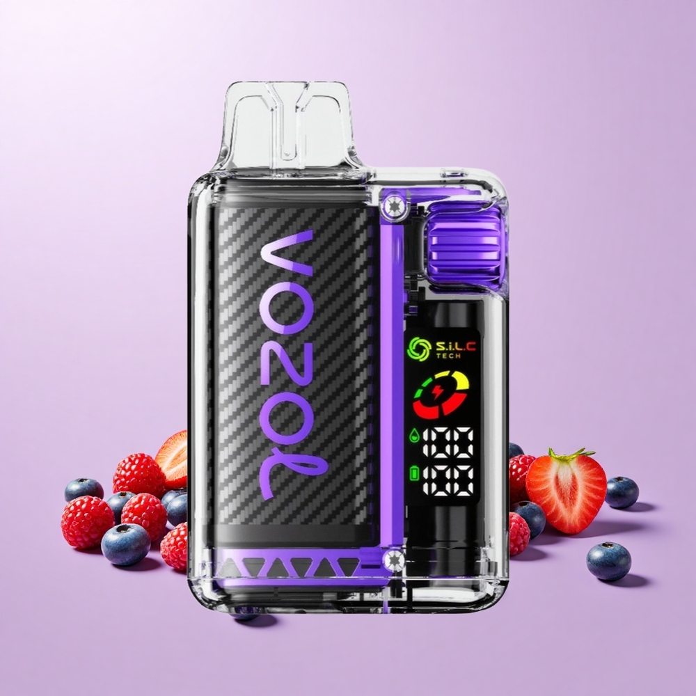 VOZOL Vista 20000 Hisap Campuran Beri Bateri Dicas Semula 650mAh Kekuatan Nikotin 2%