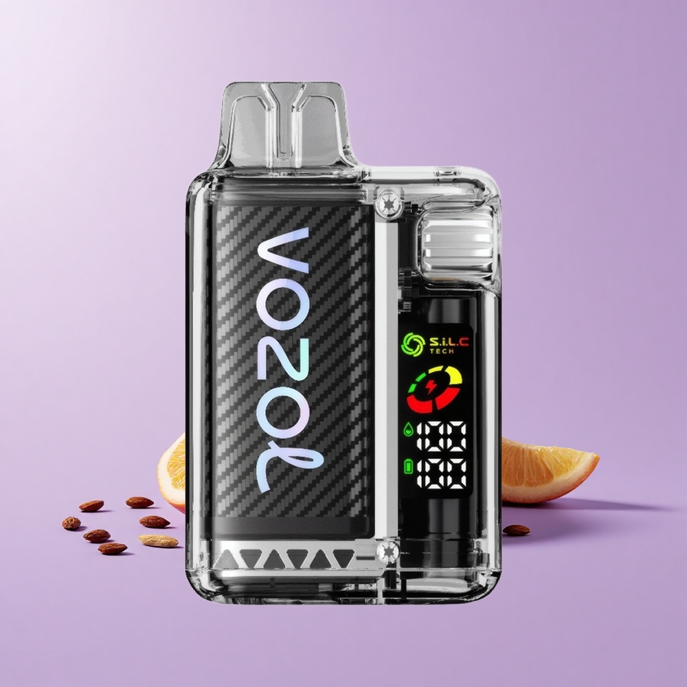 VOZOL Vista 20000 Sedut Vanicreme Tembakau Bateri 650mAh Skrin OLED Dual Mesh MCU 65% PCR MTL 6-Aras TPD
