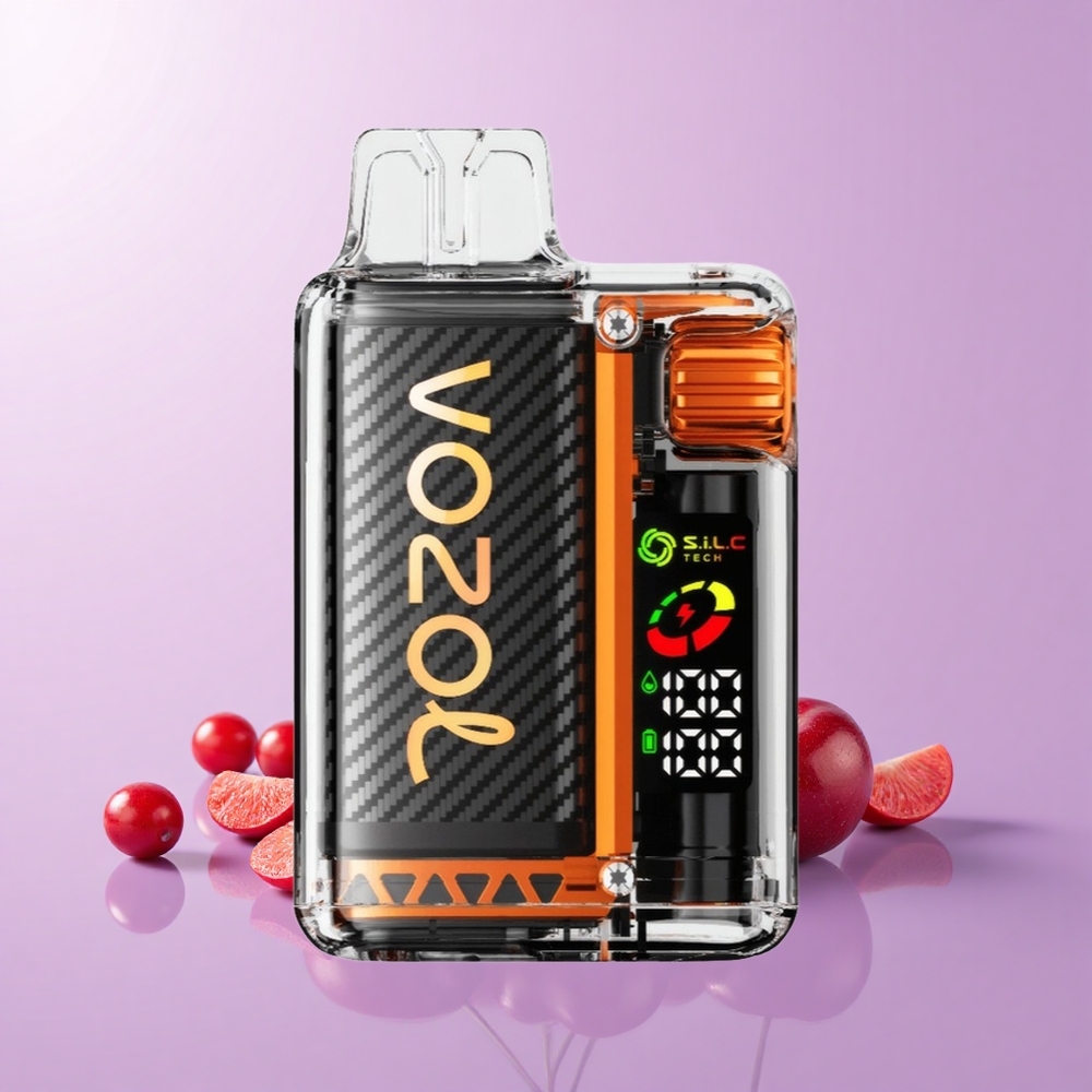 VOZOL Vista 20000 Tarikan Bateri Boleh Dicas Semula 650mAh Kekuatan Nikotin 2% Skrin OLED Cherry Cola