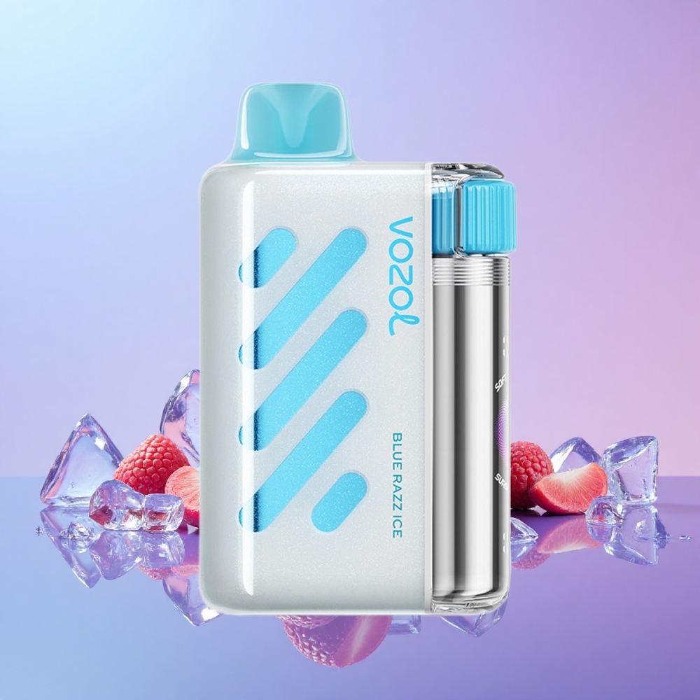 VOZOL VISTA 40000 Puff Vape Pakai Buang Razz Biru Ais MTL Dicasar Pantas 1000mAh Mesh Coil