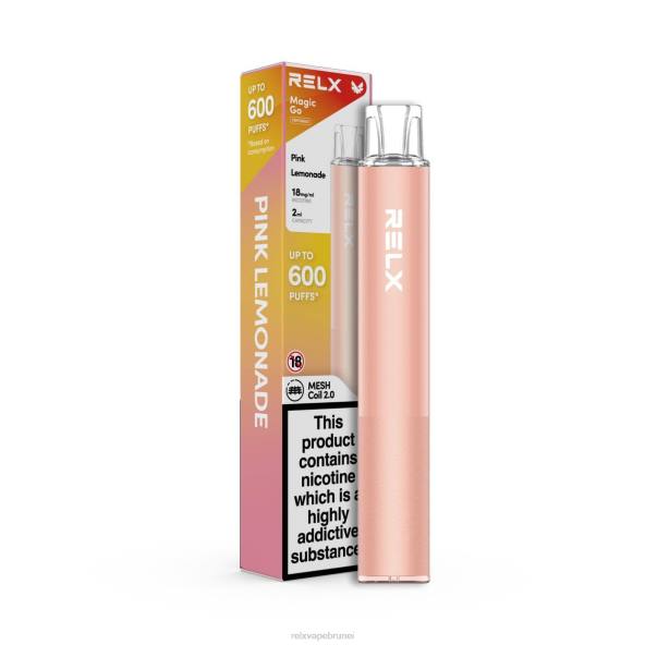 RELX MagicGo ga600 limau merah jambu XT8H44 - Relx Vape Brunei