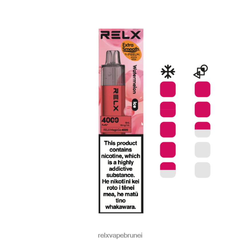 RELX Wholesale | tembikai (ais) RELX MagicGo 4000 vape pakai buang HHT0H27