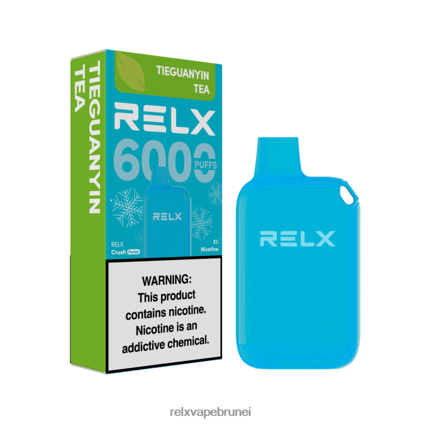 RELX Flavour | teh tieguanyin RELX Crush Pocket 6000 berais HHT0H222