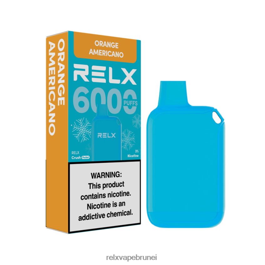 RELX Wholesale | orange americano RELX Crush Pocket 6000 berais HHT0H215